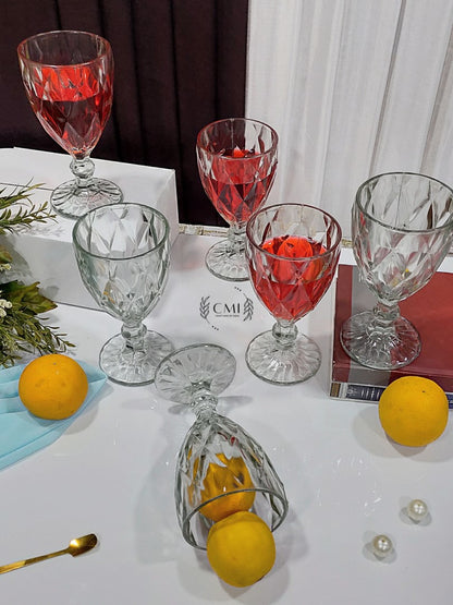 Red Wine Glass Plain Set