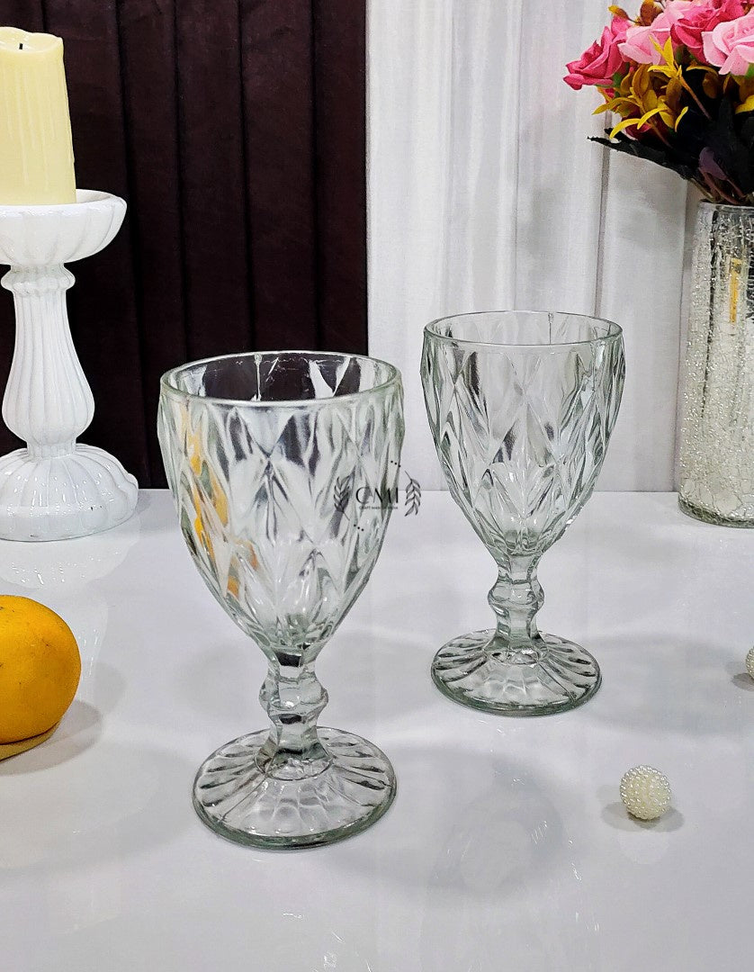 Red Wine Glass Plain Set