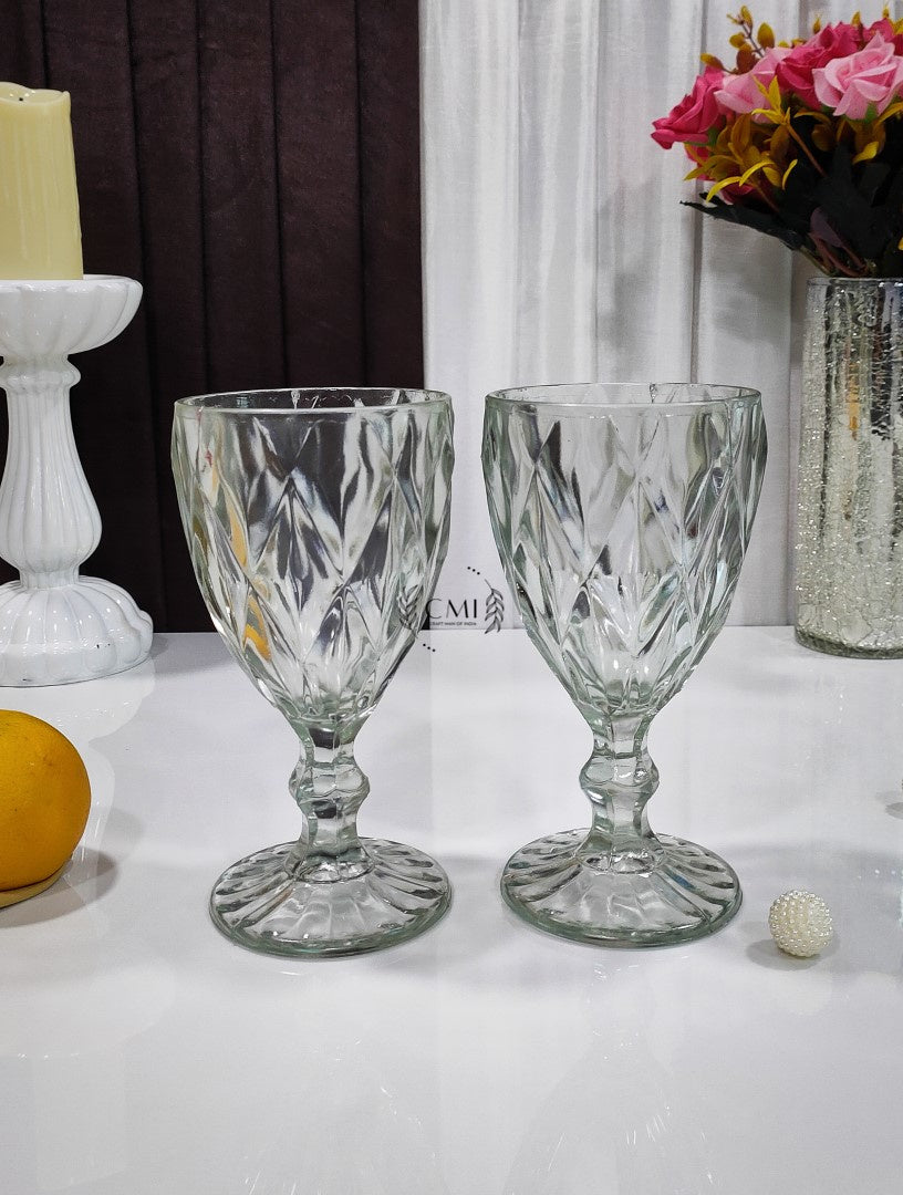 Red Wine Glass Plain Set