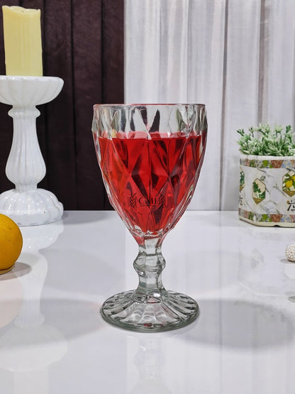 Red Wine Glass Plain Set