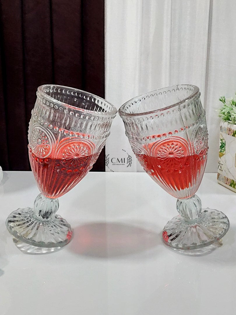 Designer Red Wine Glass