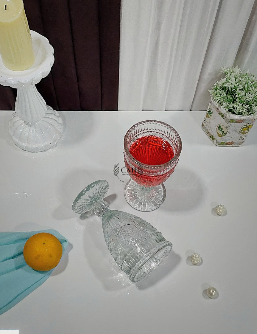 Designer Red Wine Glass