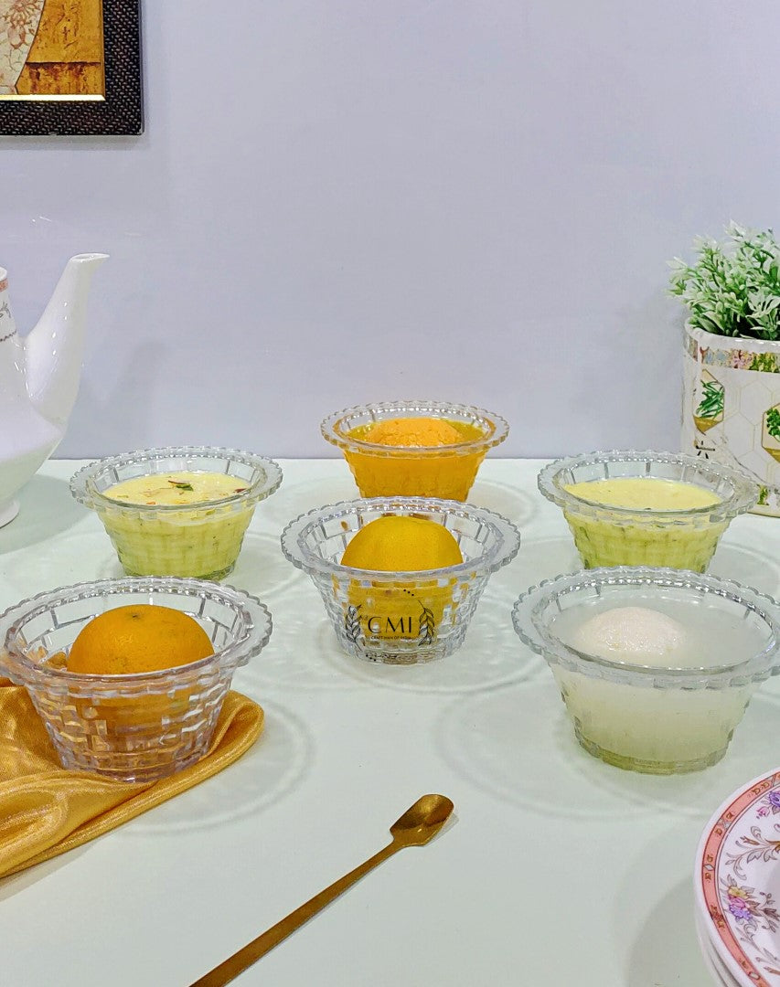 Matt Design Glass Bowl Set