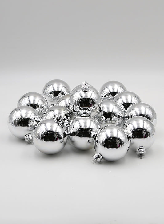 Glass Mercury Hanging Ball Set of 12 (2.5") - Craft Man of India