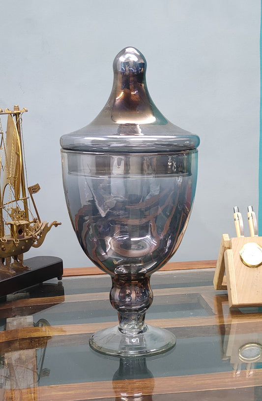 Designer Glass Apothecary Jar - Craft Man of India