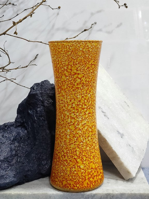 Marble Glass Tapper Vase