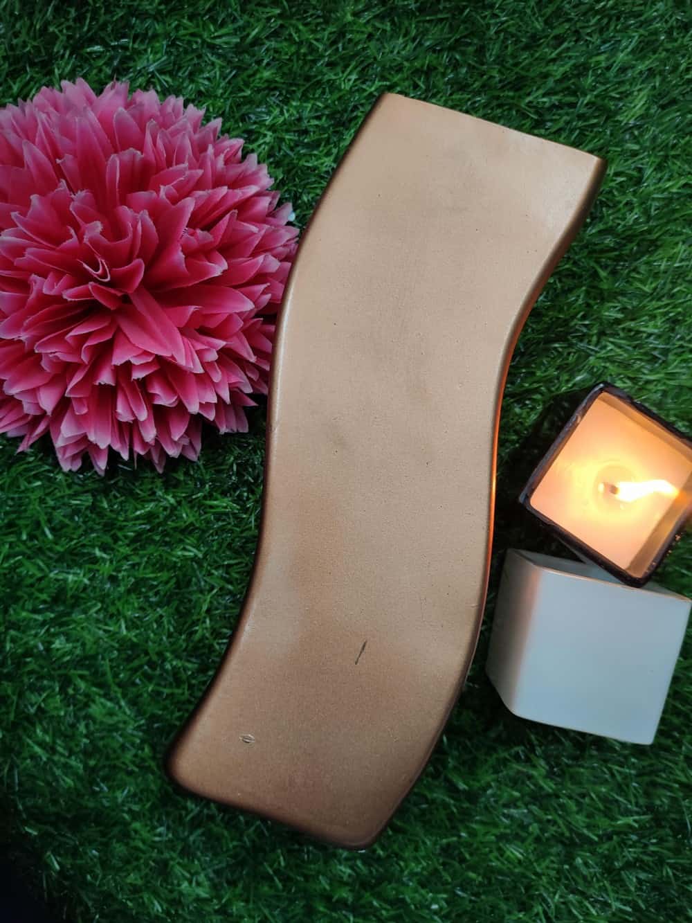 Glass Vases S Shape