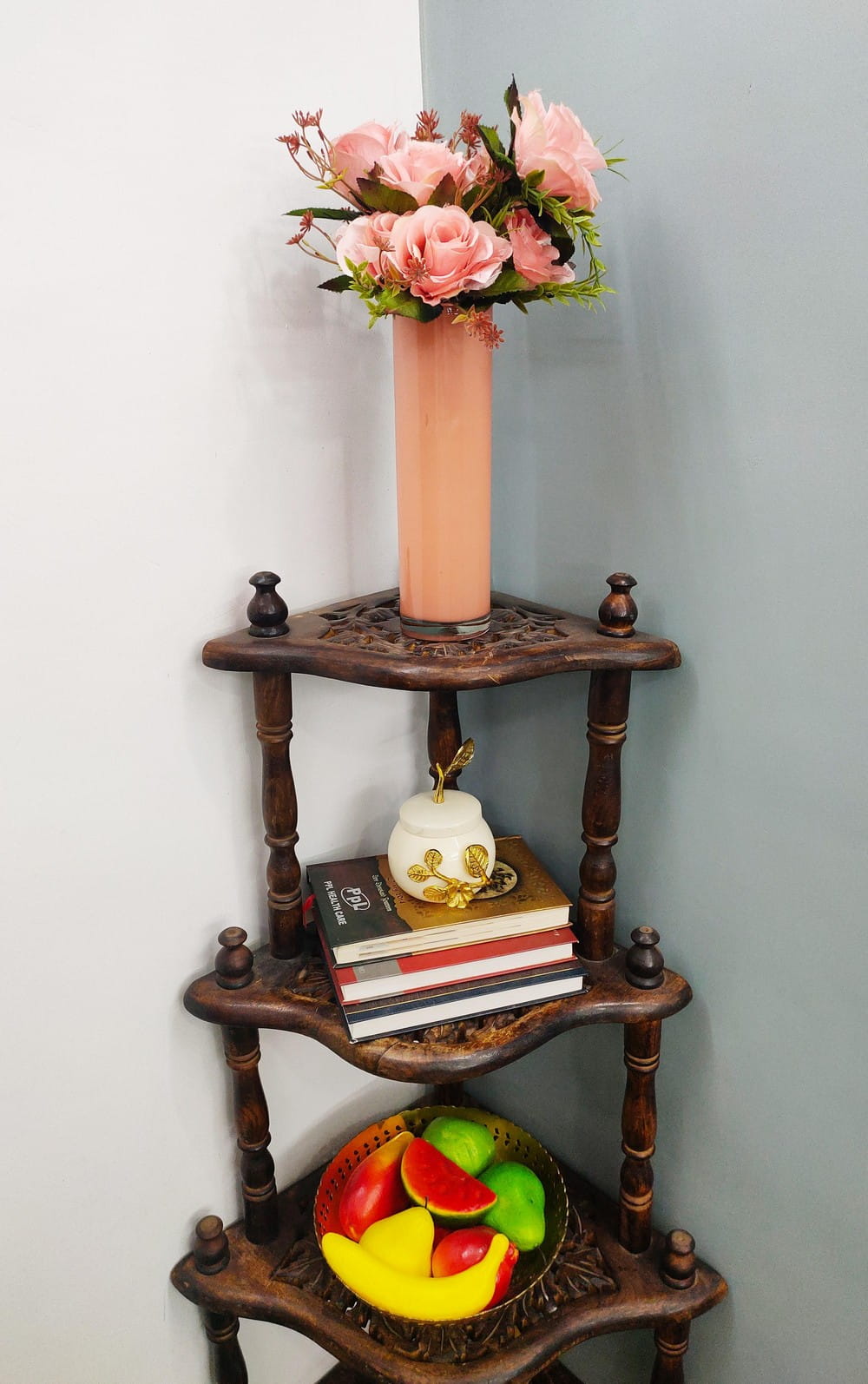 Sandy Brown Cylinder Glass Vases Set of 2
