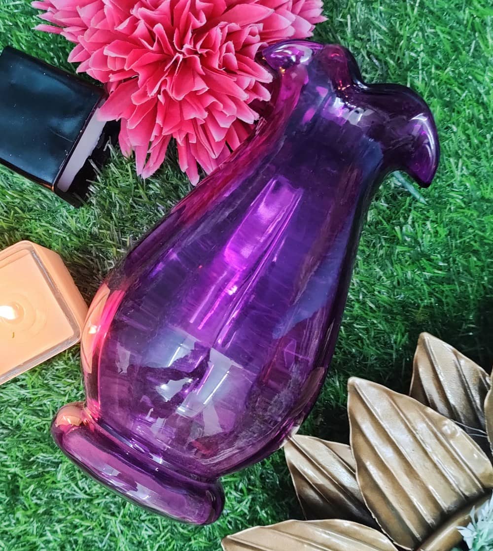 Glass Fenton Vase Voilet Glass