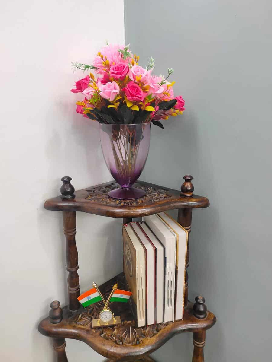 Hurricane Flower Vase Colored