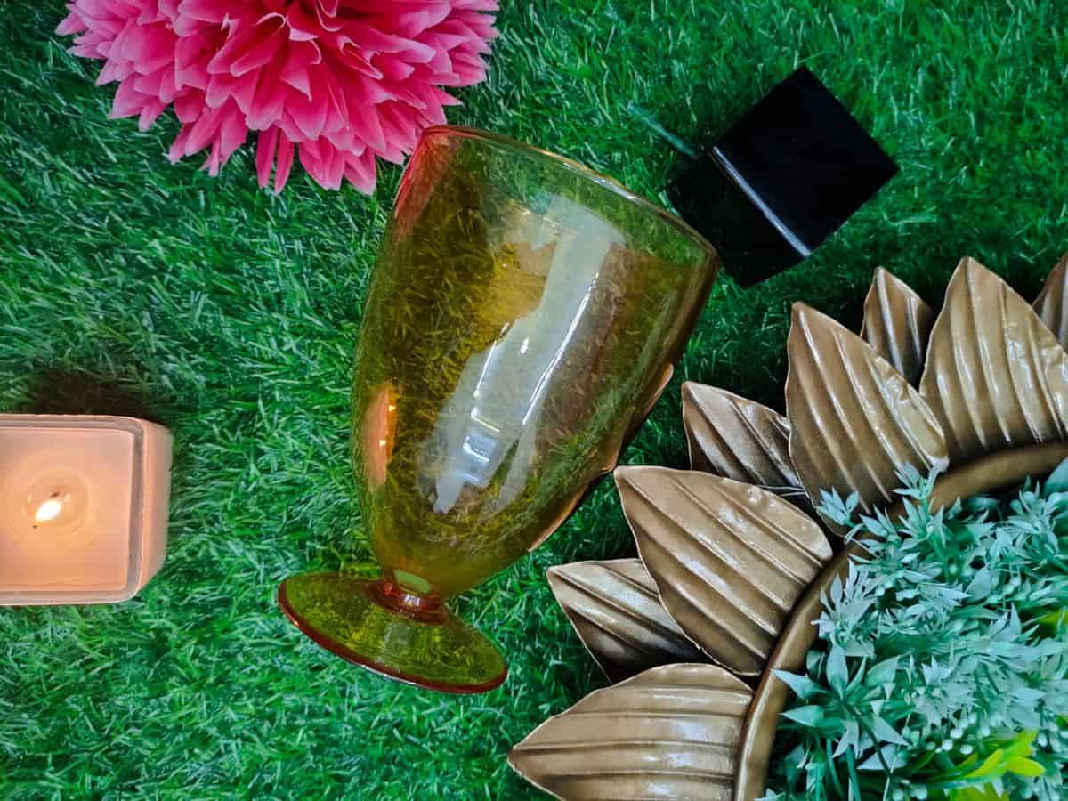 Hurricane Flower Vase Colored