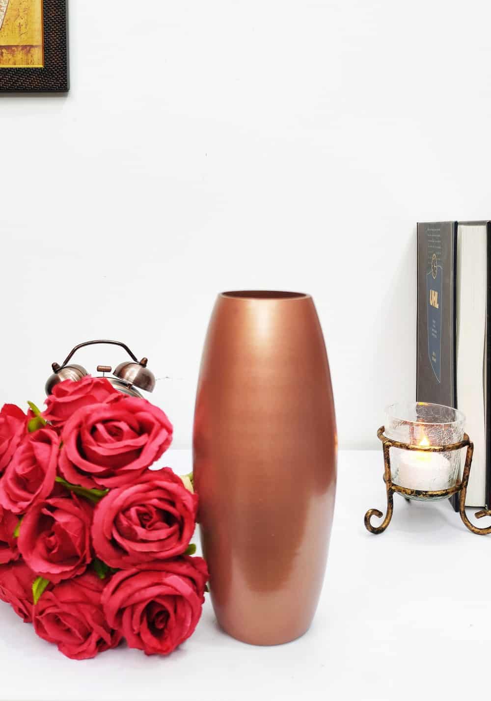 Designer Oval Glass Vase Set of 2